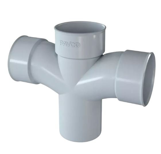 RAMAL TEE DOBLE SAL 4" GO