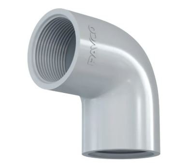 CODO PVC 90° ROSCADO 3/4" GO